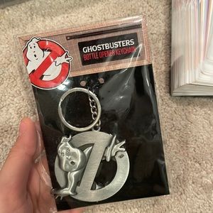 Ghostbusters bottle opener keychain nwt